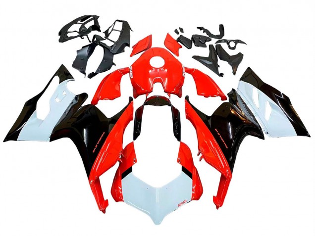 2020-2024 White Red Glossy Black Ducati Panigale V2 Motorcycle Fairing Kits Australia