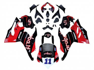 2018-2019 Red Glossy Black Aruba 11 Ducati Panigale V4 V4S Motorcycle Fairings Australia