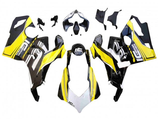 2018-2019 White Yellow Glossy Black Ducati Panigale V4 V4S Motorcycle Fairings Australia