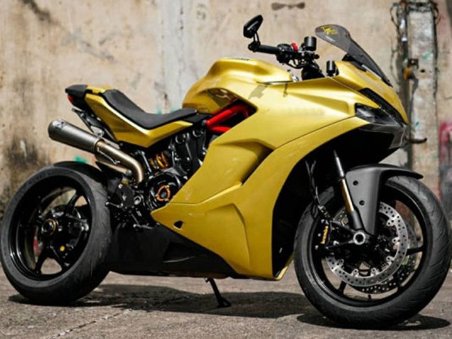 2017-2022 Yellow Ducati Supersport 939/939S Motorcycle Fairings Australia