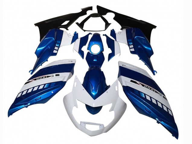 2005-2010 White Blue BMW K1200S Motorcycle Fairings Australia