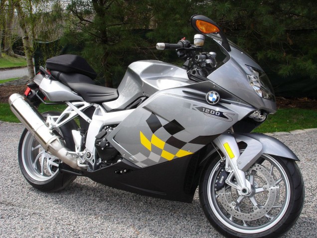 2005-2010 Silver Yellow Black BMW K1200S Motorcycle Fairing Australia