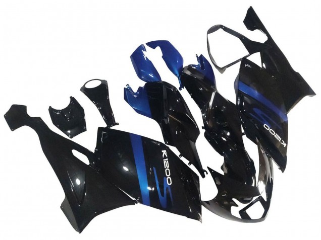 2005-2010 Blue Glossy Black BMW K1200S Motorcycle Fairings Australia