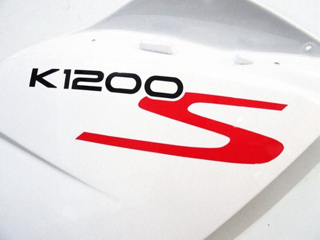 2005-2010 White Glossy Black BMW K1200S Motorcycle Fairings Australia