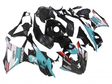 2023-2024 Light Blue Matte Black Petronas BMW S1000RR Motorcycle Fairings Australia
