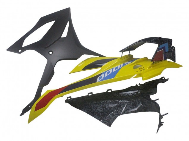 2023-2024 Yellow Carbon Fiber BMW S1000RR Motorcycle Fairings Australia