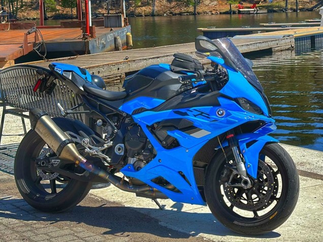 2023-2024 Glossy Blue BMW S1000RR Motorcycle Fairing Australia