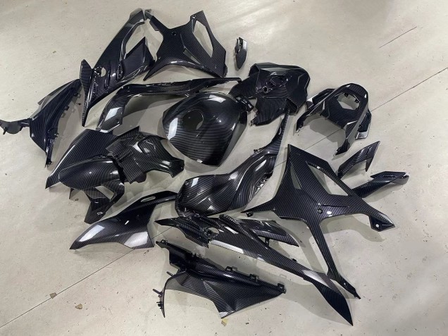 2023-2024 Glossy Black Carbon Fiber BMW S1000RR Motorcycle Fairings Australia