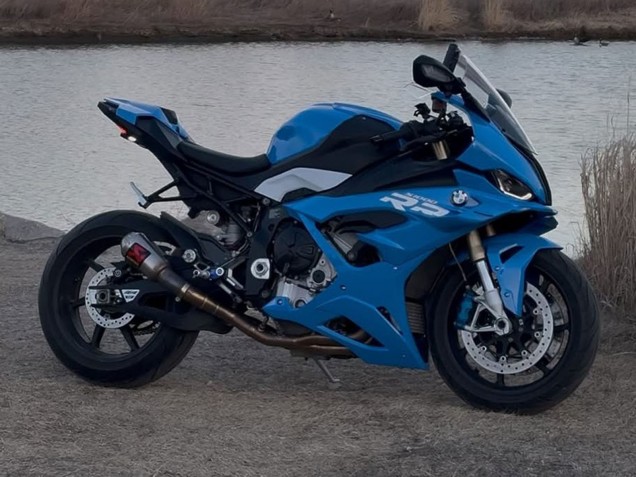 2023-2024 Glossy Blue BMW S1000RR Motorcycle Fairings Australia