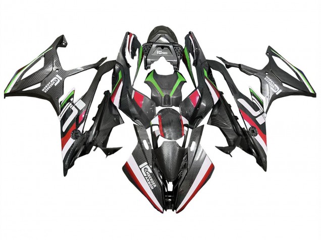 2019-2022 Black Red Green Carbon Fiber BMW S1000RR Motorcycle Fairings Australia