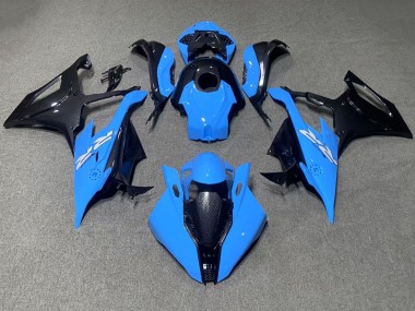 2019-2022 Blue Black Carbon Fiber BMW S1000RR Motorcycle Fairings Australia
