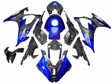 2019-2022 Blue Forged Carbon Fiber BMW S1000RR Motorcycle Fairings Australia
