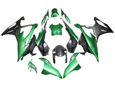 2019-2022 Glossy Black Green Carbon Fiber BMW S1000RR Motorcycle Fairings Australia