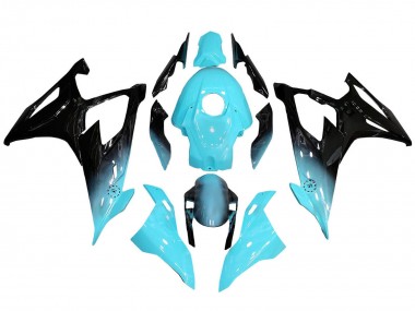2019-2022 Light Blue Black BMW S1000RR Motorcycle Fairings Australia