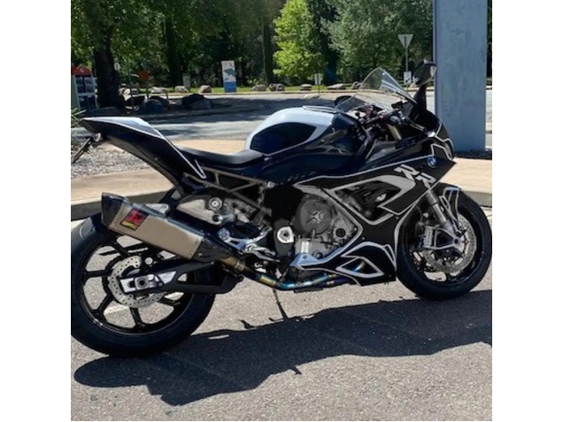 2019-2022 Black White BMW S1000RR Motorcycle Fairings Australia