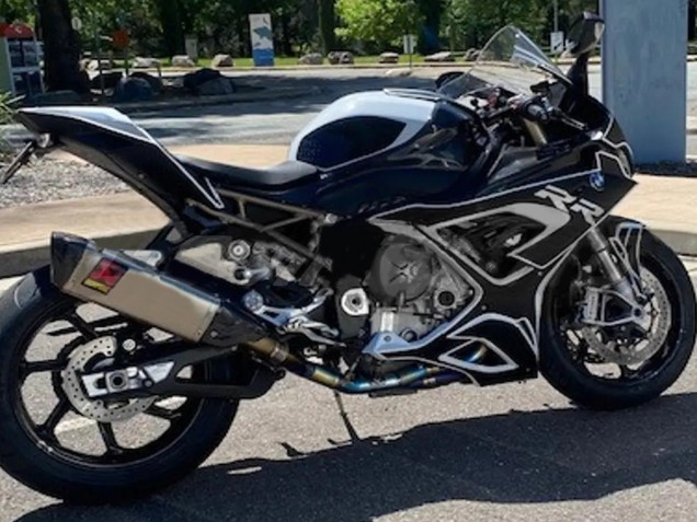 2019-2022 Black White BMW S1000RR Motorcycle Fairings Australia