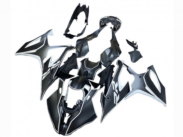 2019-2022 Black White BMW S1000RR Motorcycle Fairings Australia