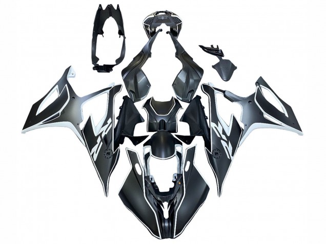 2019-2022 Black White BMW S1000RR Motorcycle Fairings Australia