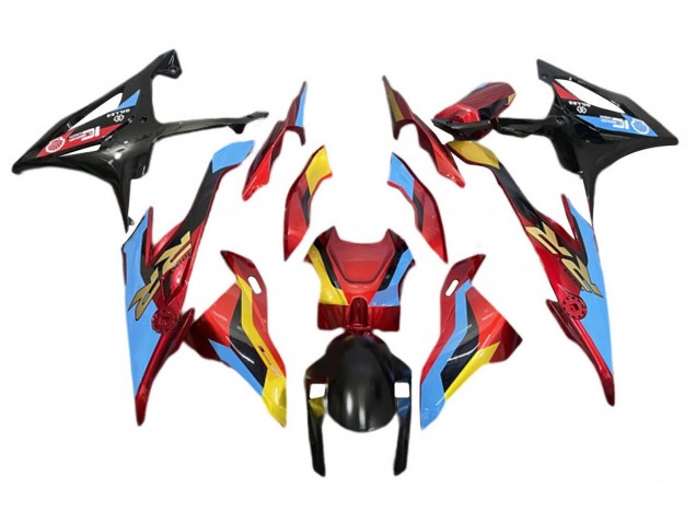 2019-2022 Light Blue Red Gold BMW S1000RR Motorcycle Fairings Australia