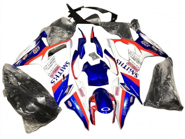 2019-2022 Blue Red White Smiths BMW S1000RR Motorcycle Fairings Australia