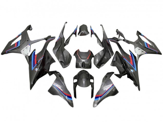 2019-2022 Black Blue Red Carbon Fiber BMW S1000RR Motorcycle Fairing Australia