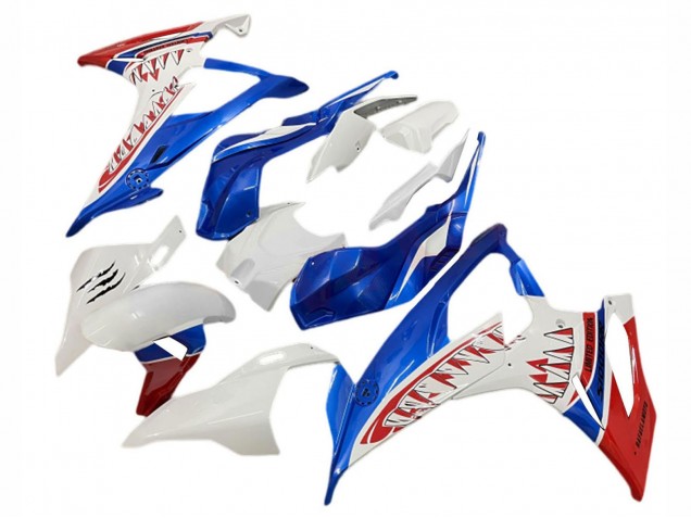 2019-2022 White Blue Red Shark BMW S1000RR Motorcycle Fairings Australia