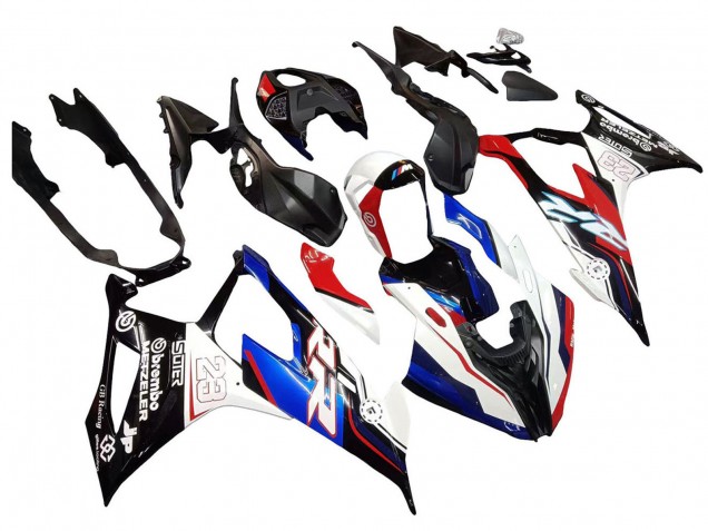 2019-2022 Blue Red White 23 BMW S1000RR Motorcycle Fairings Australia