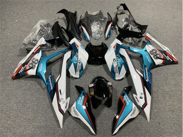 2019-2022 Blue Red White Motul 98 BMW S1000RR Motorcycle Fairings Australia