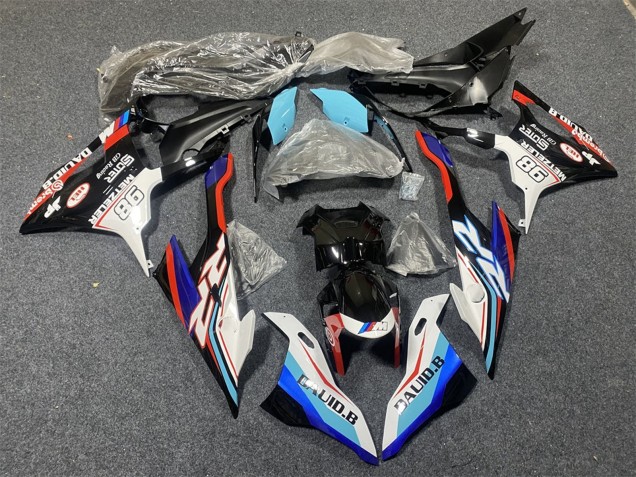 2019-2022 Blue White Red 98 BMW S1000RR Motorcycle Fairings Australia