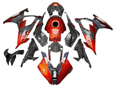 2019-2022 Dark Orange Forged Carbon Fiber BMW S1000RR Motorcycle Fairings Australia