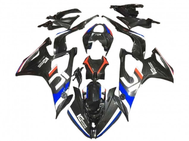 2019-2022 Black White Blue Carbon Fiber BMW S1000RR Motorcycle Fairings Australia