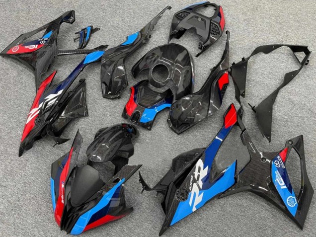 2019-2022 Black Blue Red Carbon Fiber BMW S1000RR Motorcycle Fairings Australia