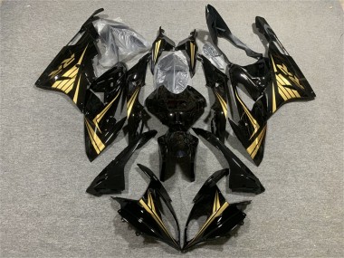 2017-2018 Gold Glossy Black BMW S1000RR Motorcycle Fairings Australia
