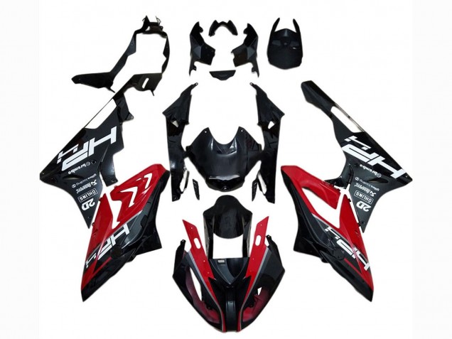 2017-2018 Red Glossy Black BMW S1000RR Motorcycle Fairing Australia