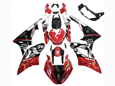 2017-2018 White Red Matte Black Green Monster BMW S1000RR Motorcycle Fairings Australia