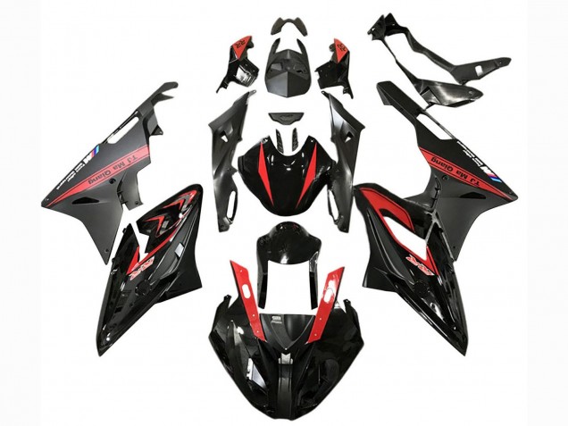 2017-2018 Red Glossy Black Matte Black BMW S1000RR Motorcycle Fairings Australia