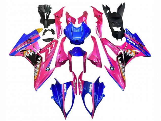 2017-2018 Pink Blue Yellow Shark BMW S1000RR Motorcycle Fairings Australia