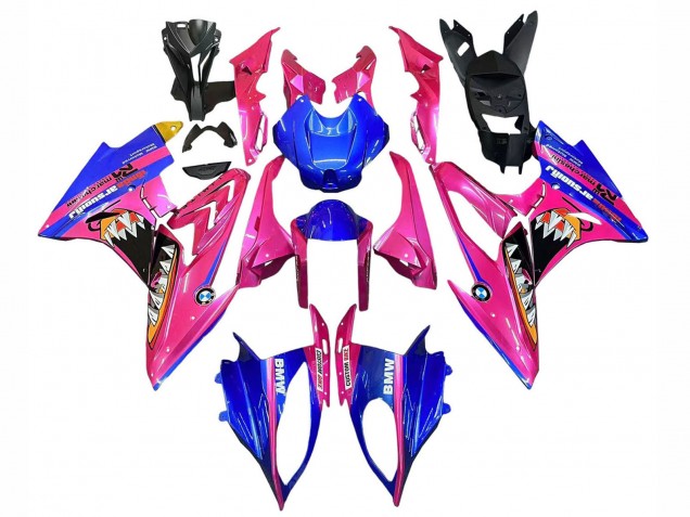 2017-2018 Pink Blue Yellow Shark BMW S1000RR Motorcycle Fairings Australia
