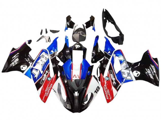 2017-2018 White Blue Red Glossy Black BMW S1000RR Motorcycle Fairings Kits Australia