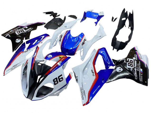 2017-2018 White Blue Red Glossy Black BMW S1000RR Bike Fairings Australia