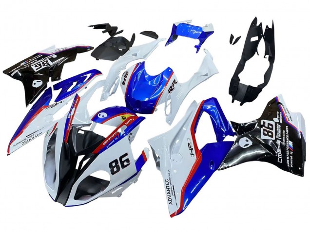2017-2018 White Blue Red Glossy Black BMW S1000RR Bike Fairings Australia