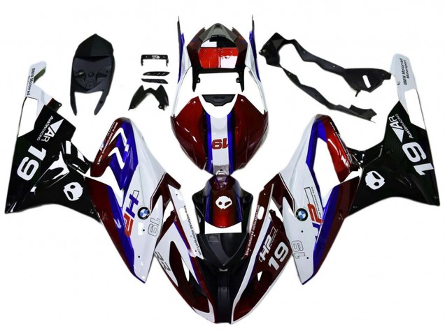 2017-2018 White Red Blue Black BMW S1000RR Motorcycle Fairings Australia