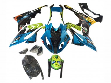 2017-2018 Blue Yellow Shark BMW S1000RR Motorcycle Fairings Australia