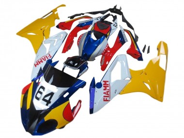 2017-2018 Yellow White Red Blue Fiamm 64 BMW S1000RR Motorcycle Fairings Australia