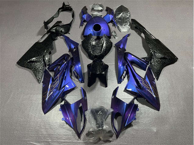 2017-2018 Blue Black Forged Carbon Fiber BMW S1000RR Motorcycle Fairings Australia