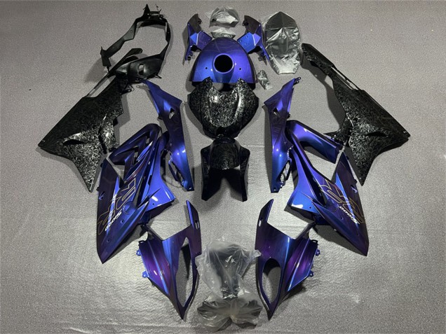 2017-2018 Blue Black Forged Carbon Fiber BMW S1000RR Motorcycle Fairings Australia