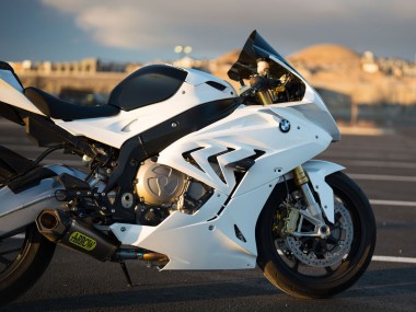 2017-2018 Glossy White BMW S1000RR Motorcycle Fairings Australia