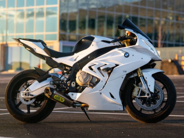 2017-2018 Glossy White BMW S1000RR Motorcycle Fairings Australia