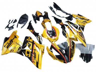 2017-2018 Gold Black Tyco BMW S1000RR Motorcycle Fairings Australia