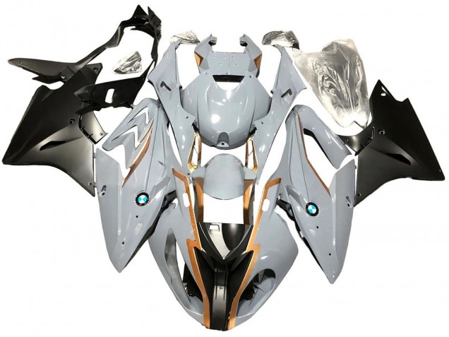 2017-2018 Nardo Grey Matte Black BMW S1000RR Motorcycle Fairings Australia